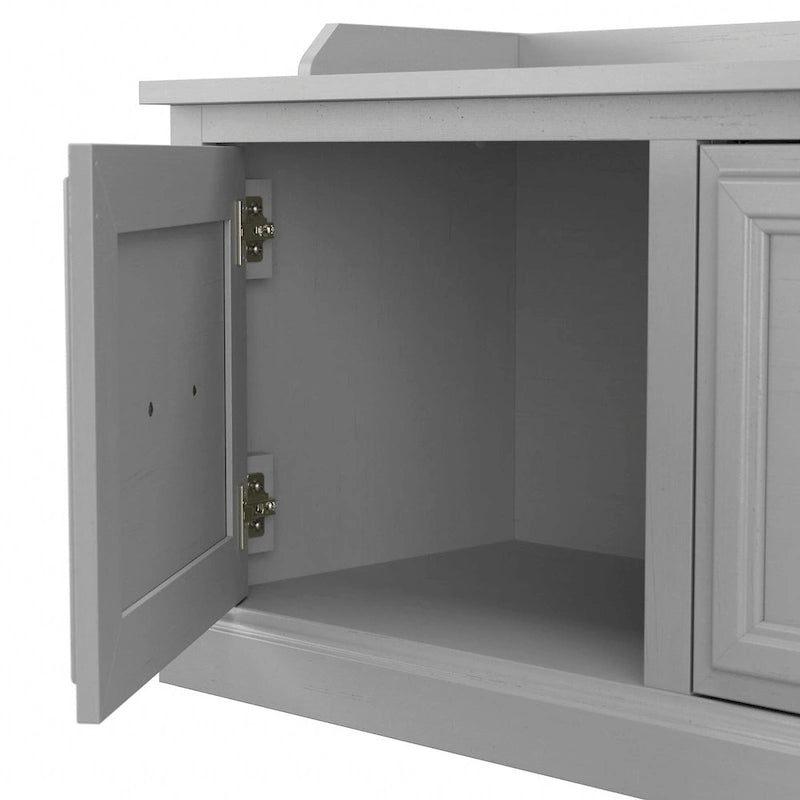 Shoe Storage Bench with Doors