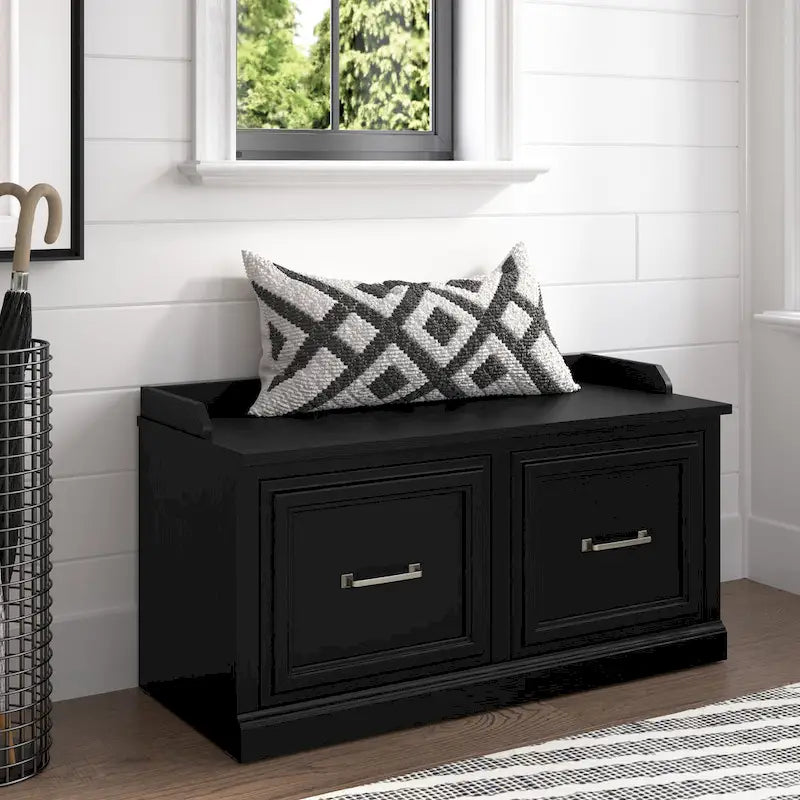 Shoe Storage Bench with Doors