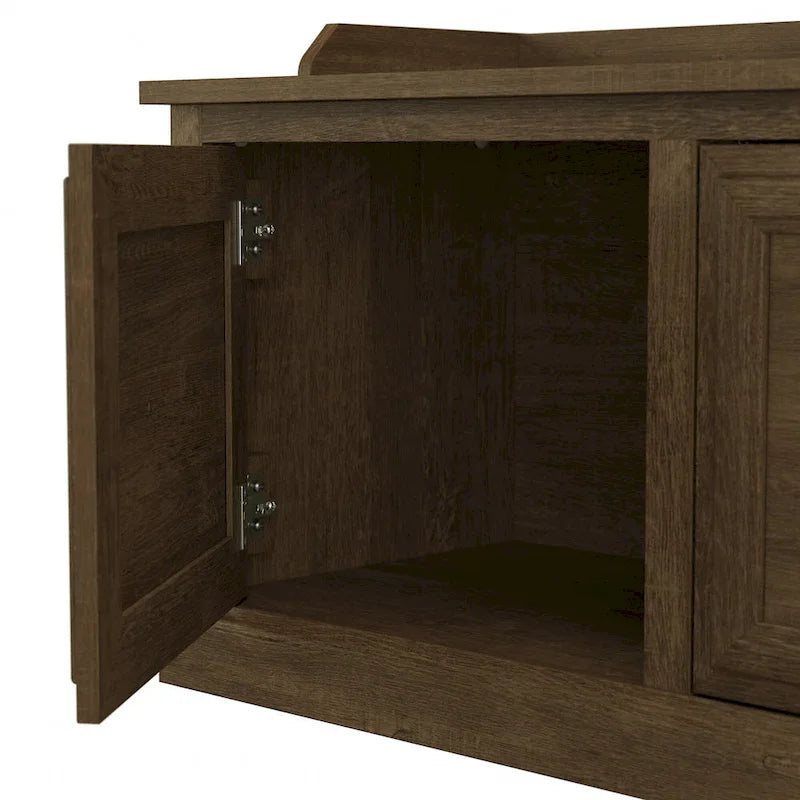 Shoe Storage Bench with Doors