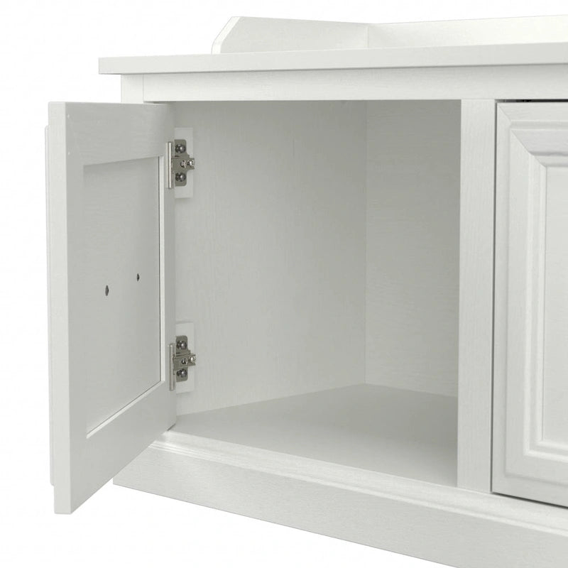 Shoe Storage Bench with Doors