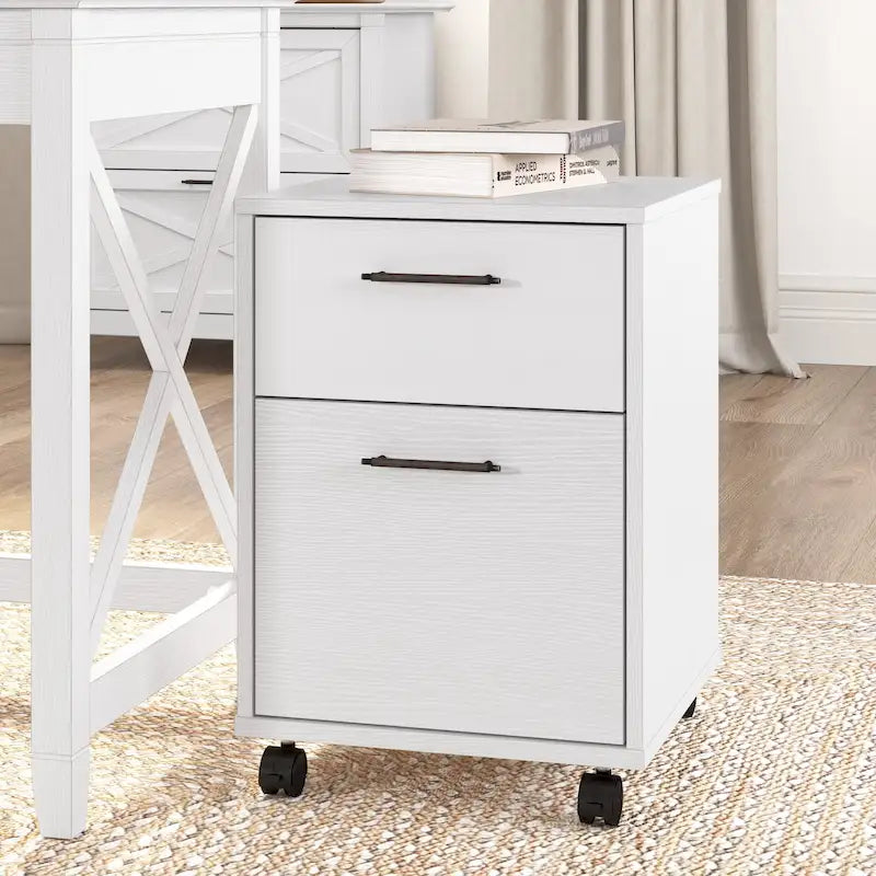 2 Drawer Mobile File Cabinet