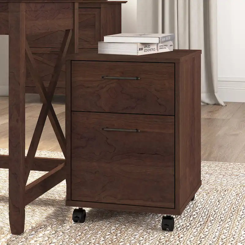 2 Drawer Mobile File Cabinet