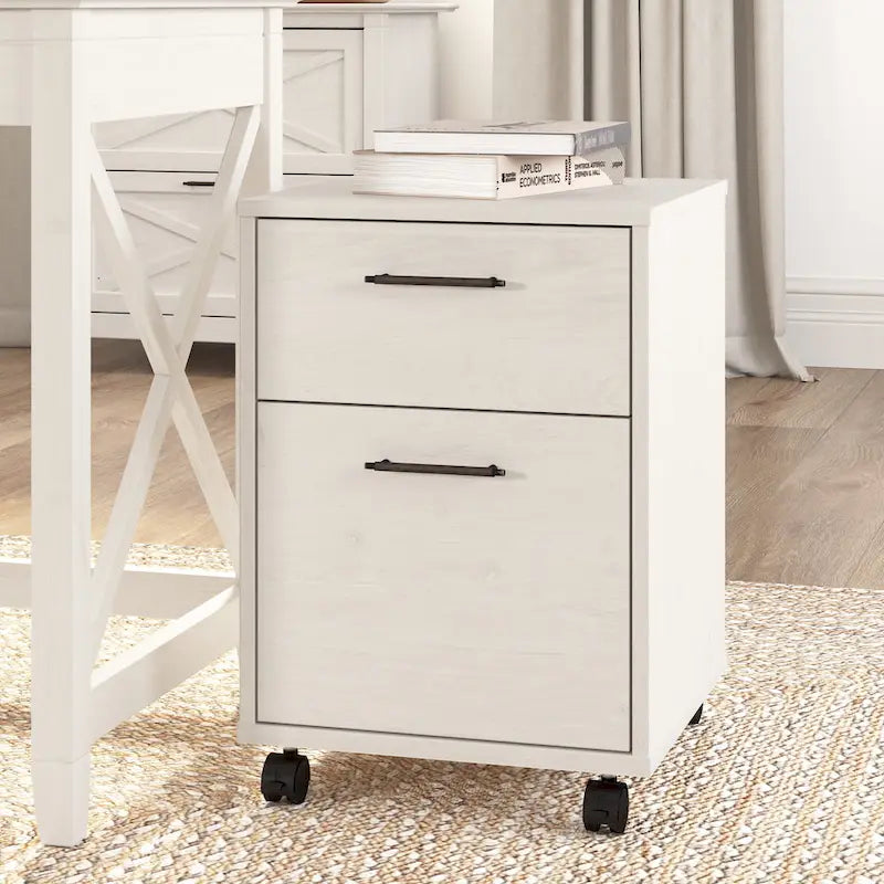 2 Drawer Mobile File Cabinet