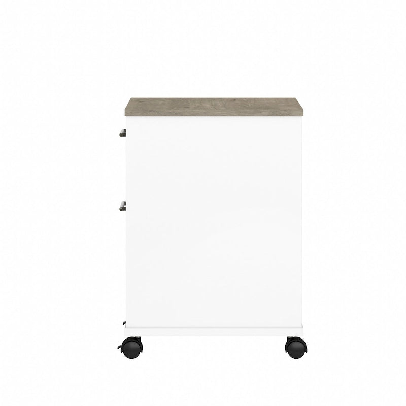 2 Drawer Mobile File Cabinet