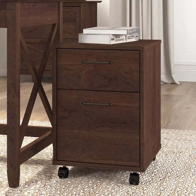 2 Drawer Mobile File Cabinet