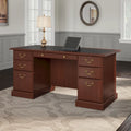 Executive Desk with Drawers and Storage