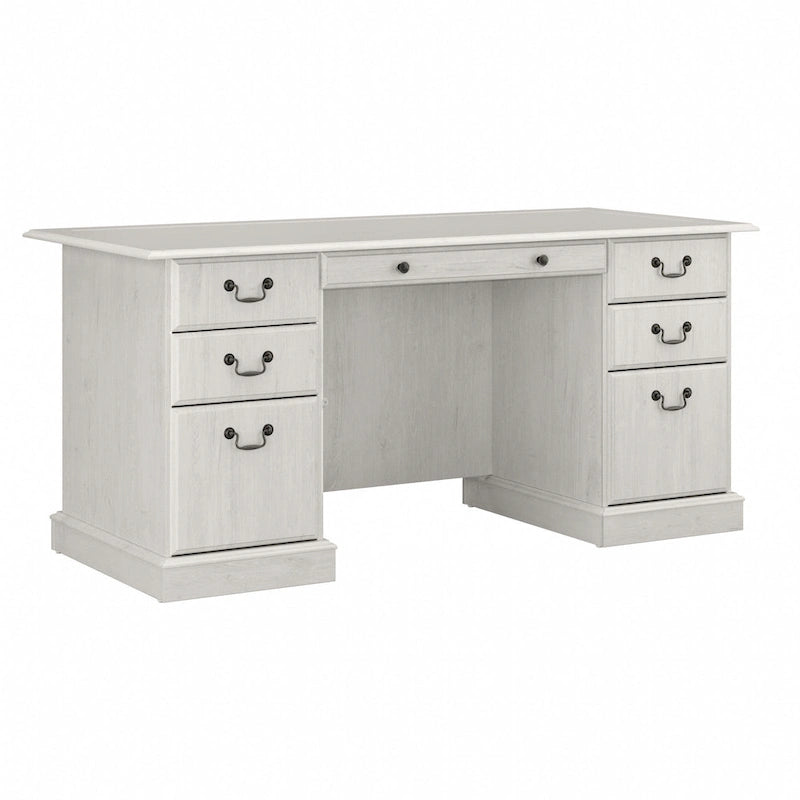 Executive Desk with Drawers and Storage