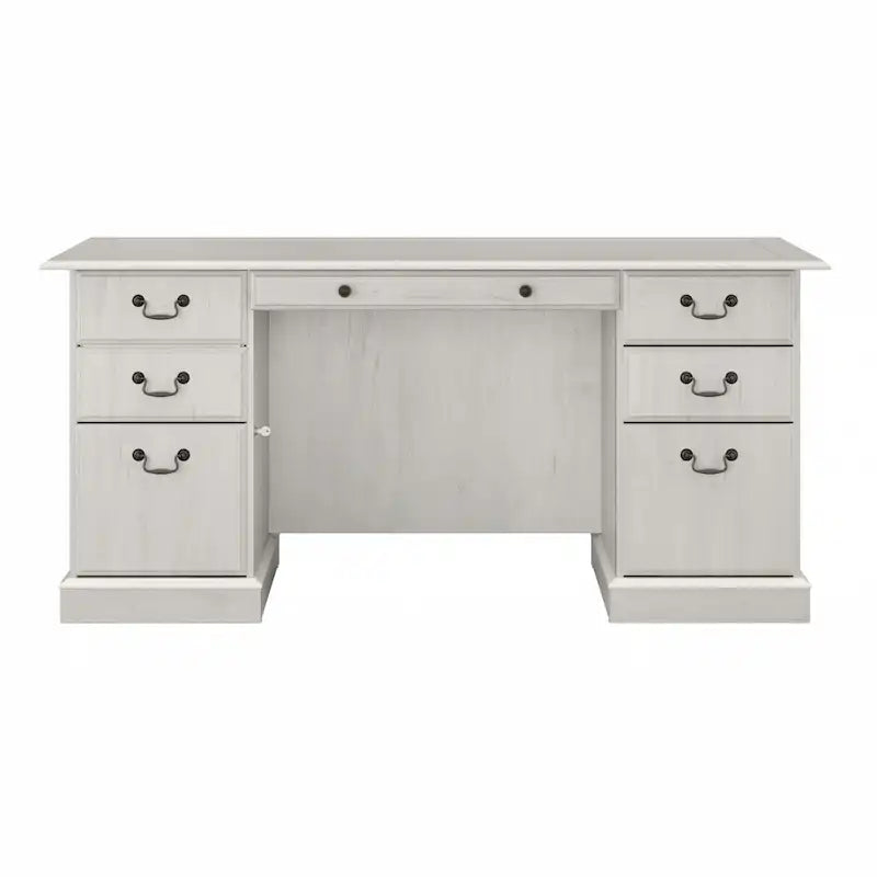 Executive Desk with Drawers and Storage