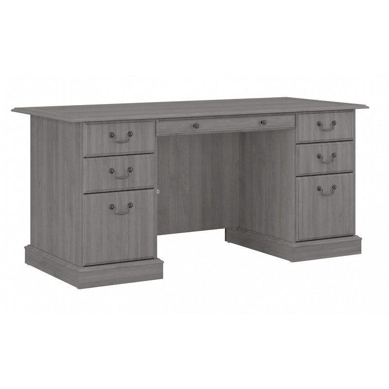 Executive Desk with Drawers and Storage