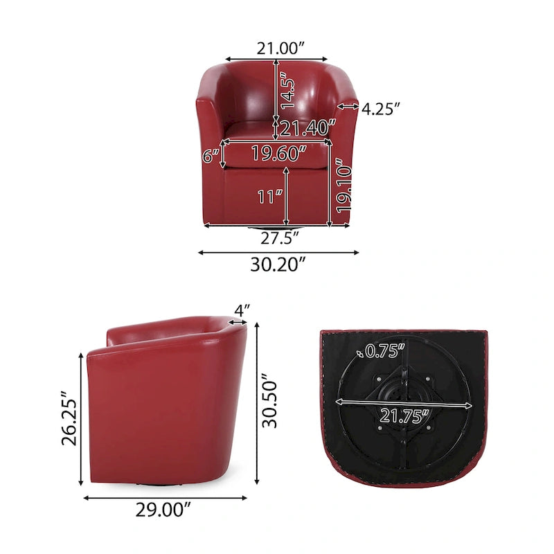 Swivel Club Chair