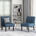 Fabric Tufted Accent Chair