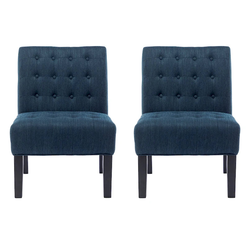 Fabric Tufted Accent Chair