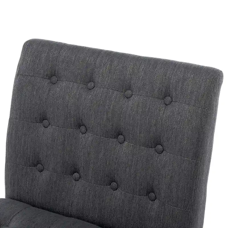 Fabric Tufted Accent Chair