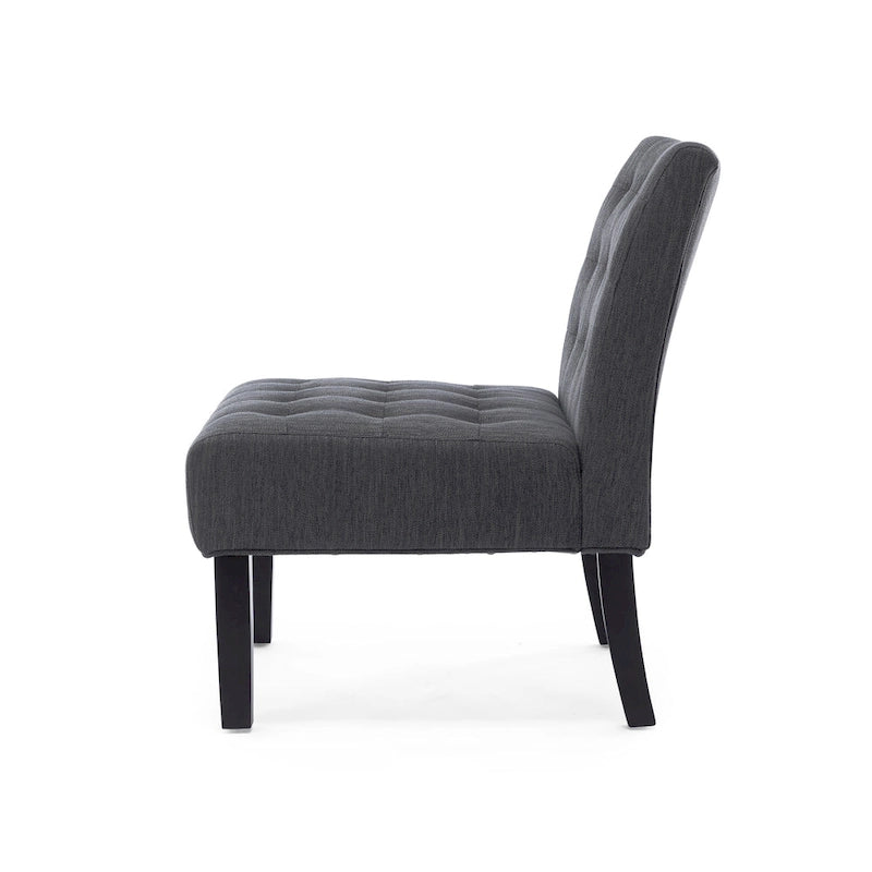 Fabric Tufted Accent Chair