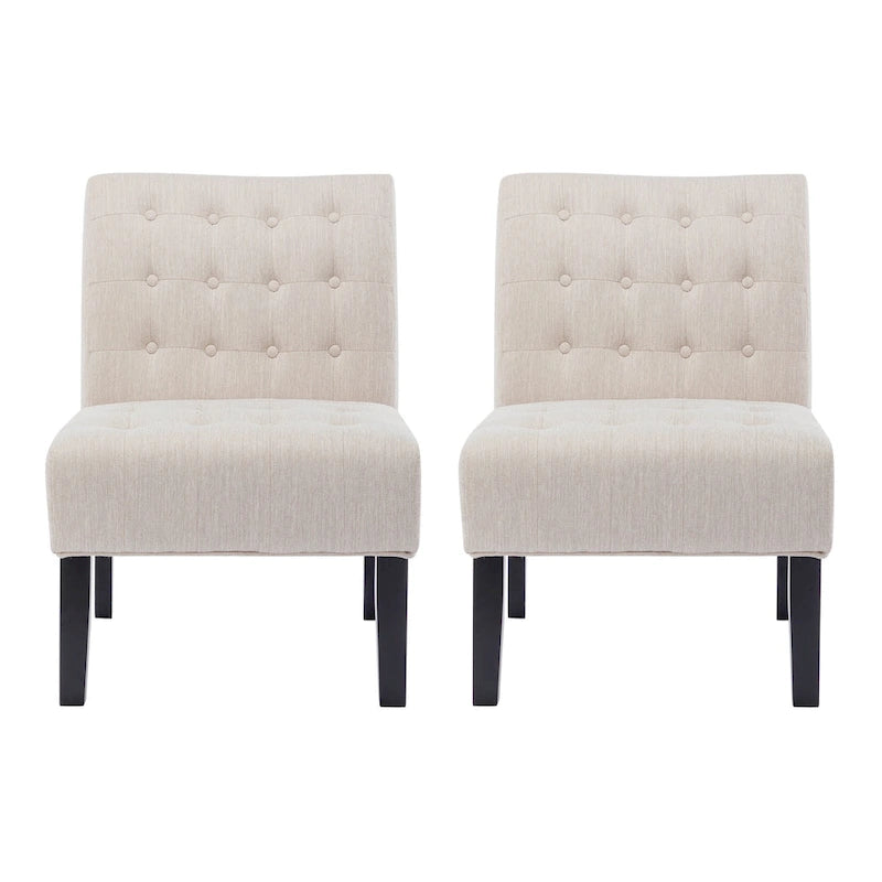 Fabric Tufted Accent Chair