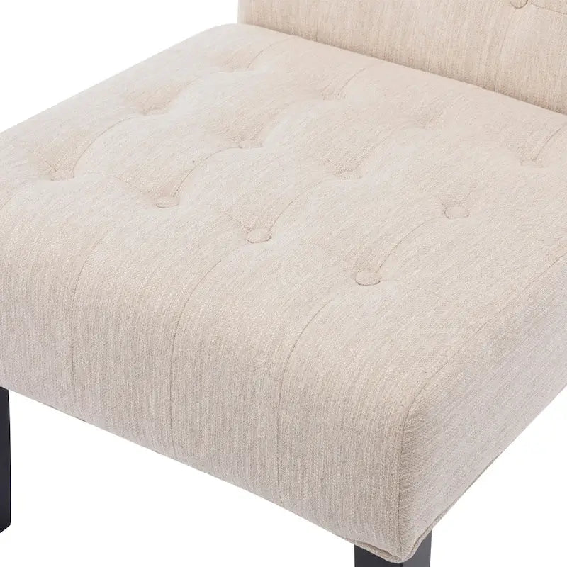 Fabric Tufted Accent Chair