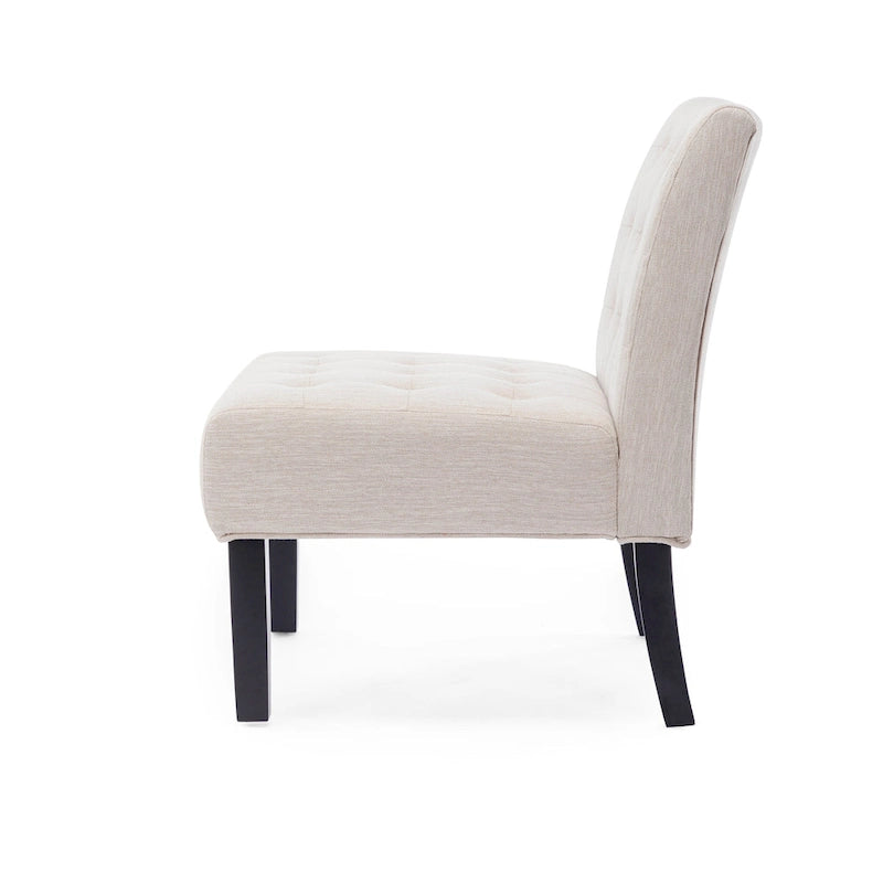 Fabric Tufted Accent Chair