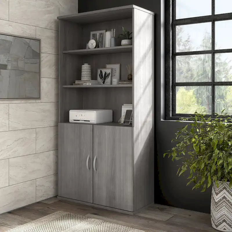 Tall 5 Shelf Bookcase