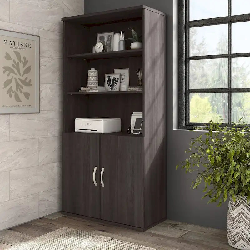 Tall 5 Shelf Bookcase