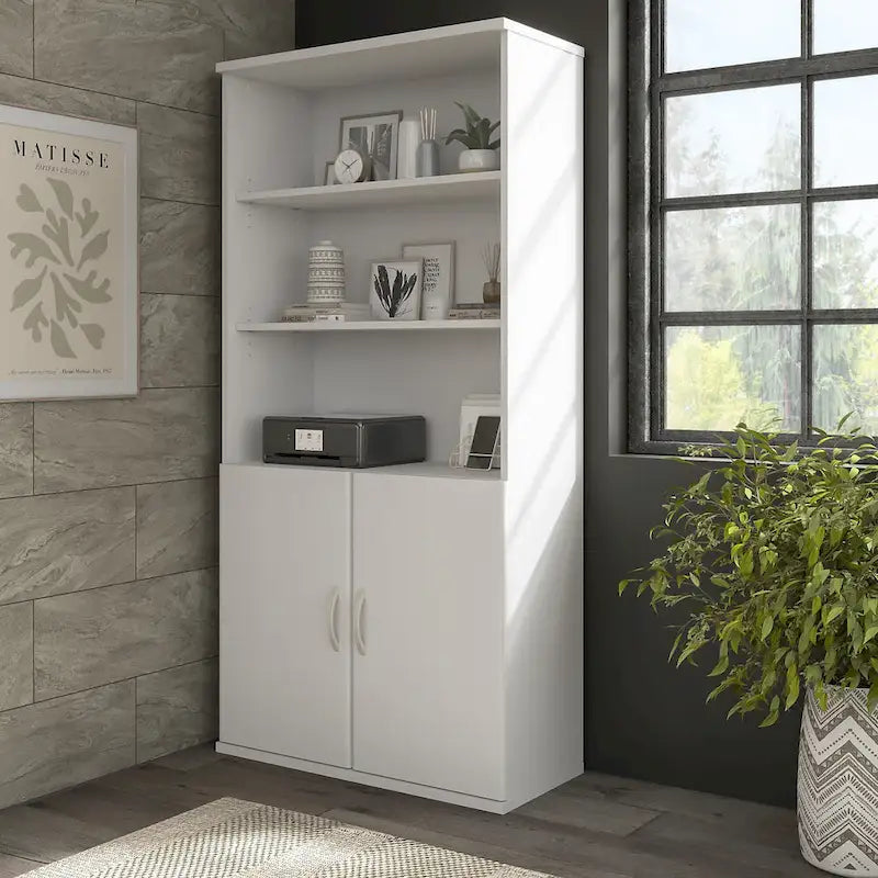 Tall 5 Shelf Bookcase