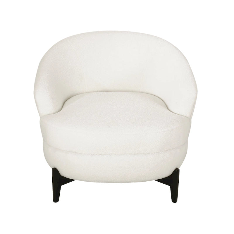Boucle Upholstered Club Chair