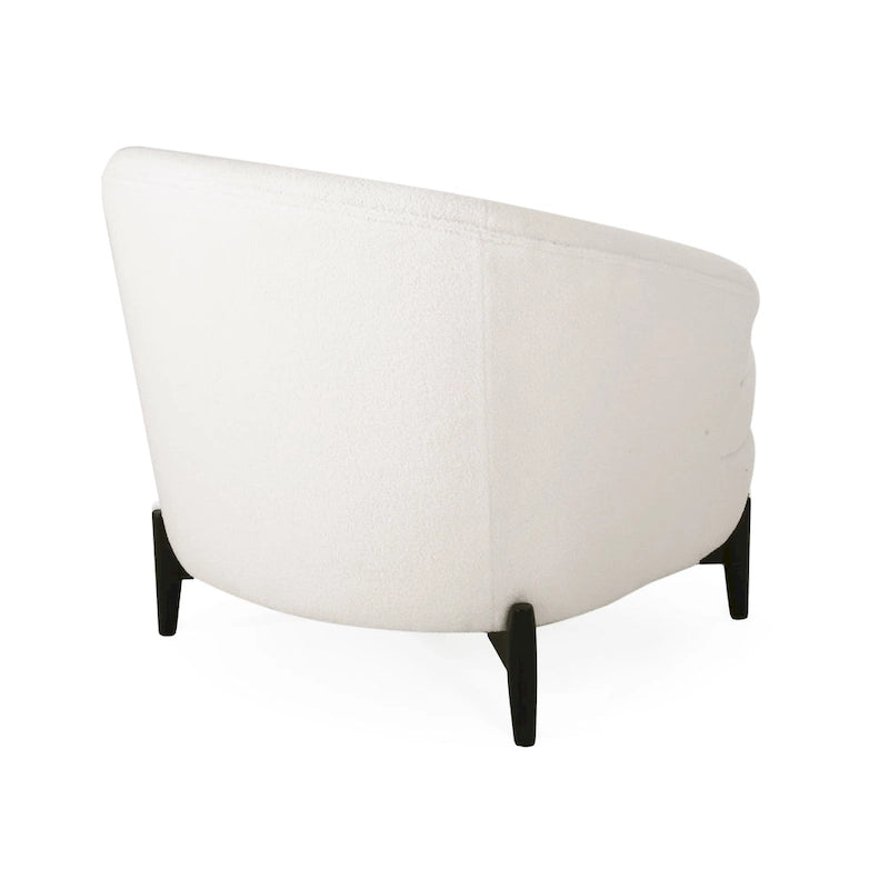 Boucle Upholstered Club Chair