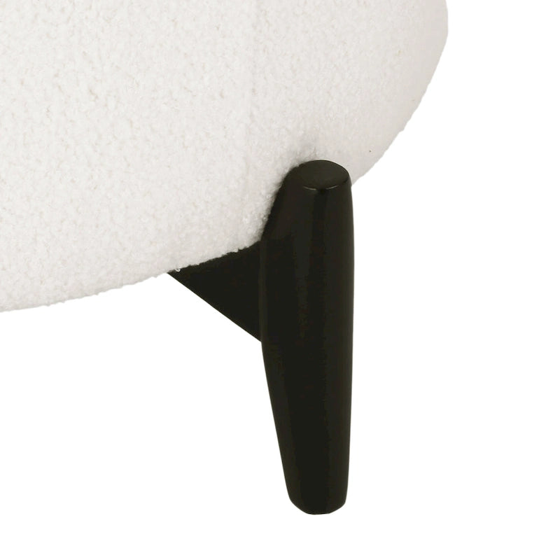 Boucle Upholstered Club Chair