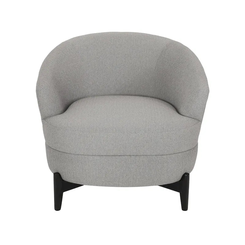 Boucle Upholstered Club Chair