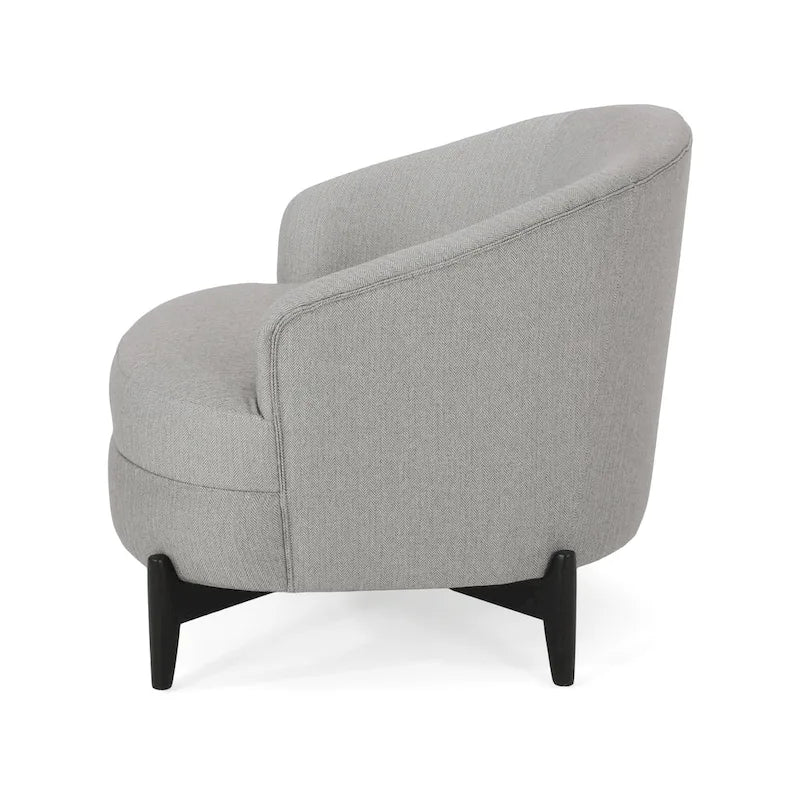 Boucle Upholstered Club Chair