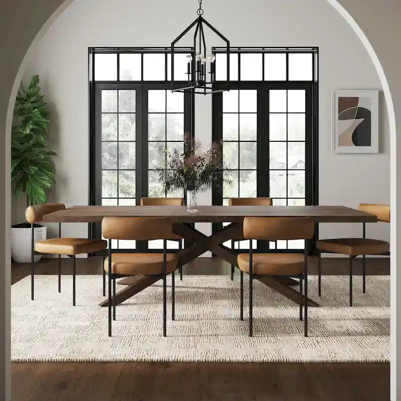 Counter Height Barstool or Dining Chair with Back and Upholstered Cushion