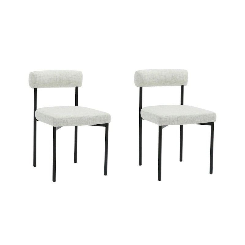 Counter Height Barstool or Dining Chair with Back and Upholstered Cushion