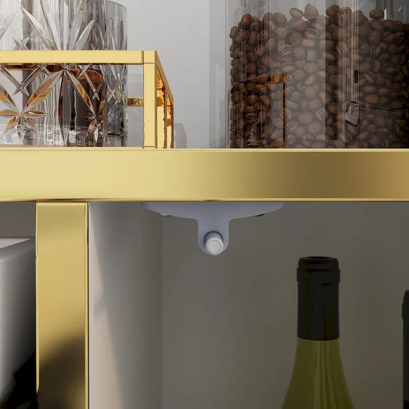 Sideboard Dresser Cabinet Storage Console Televison Table Pop-up Door