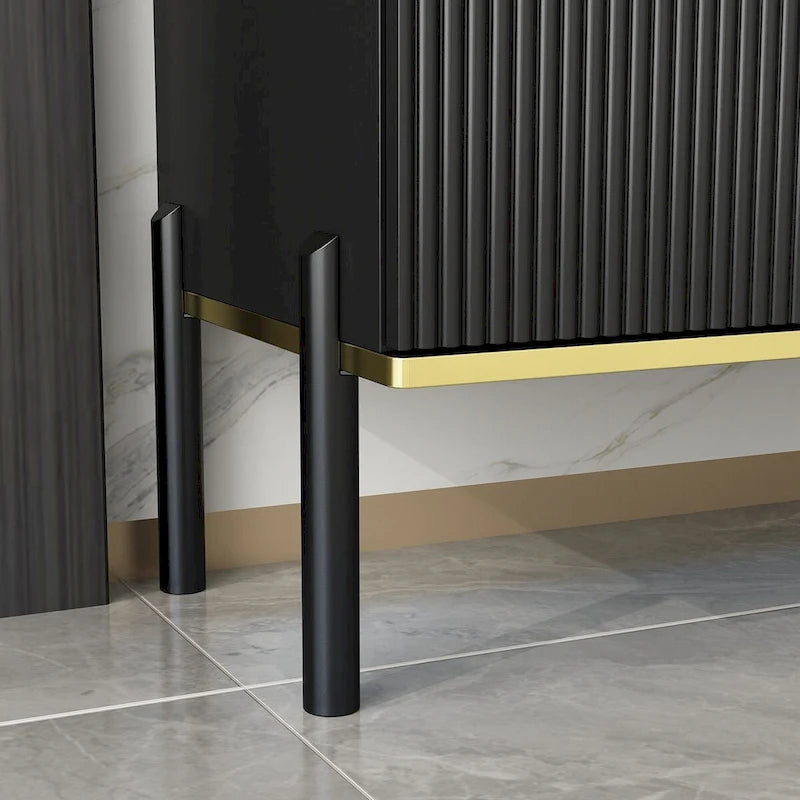 Sideboard Dresser Cabinet Storage Console Televison Table Pop-up Door
