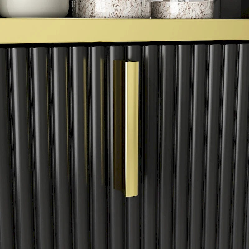 Sideboard Dresser Cabinet Storage Console Televison Table Pop-up Door
