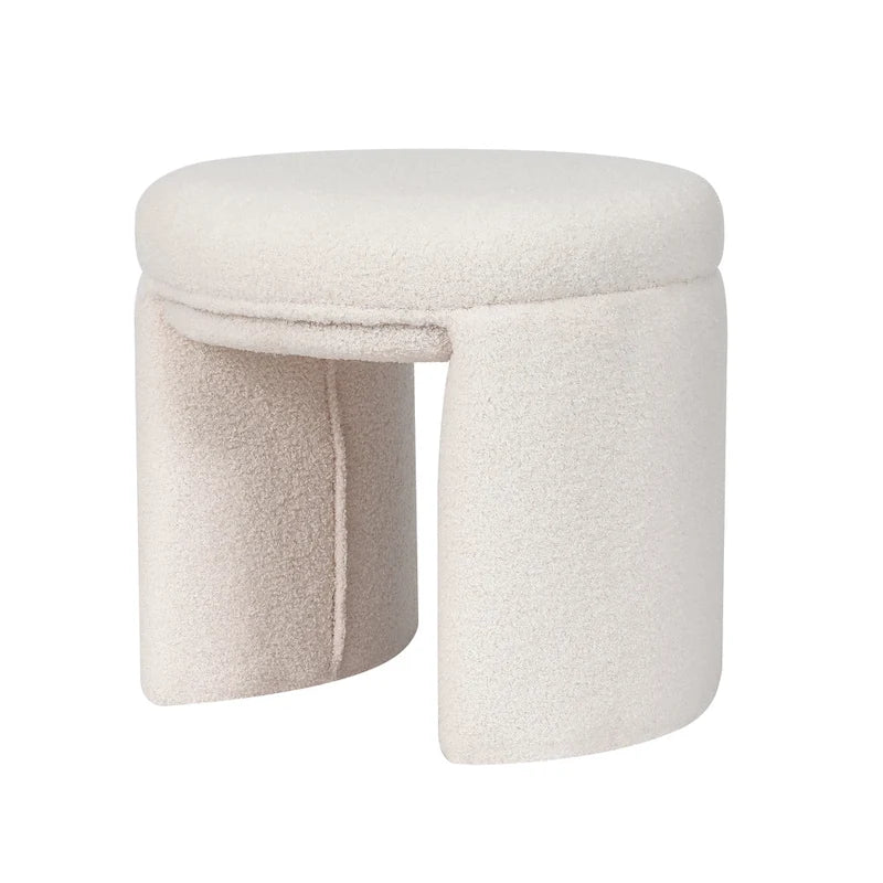 Ottoman Small Teddy Low Foot Stool Vanity Stool
