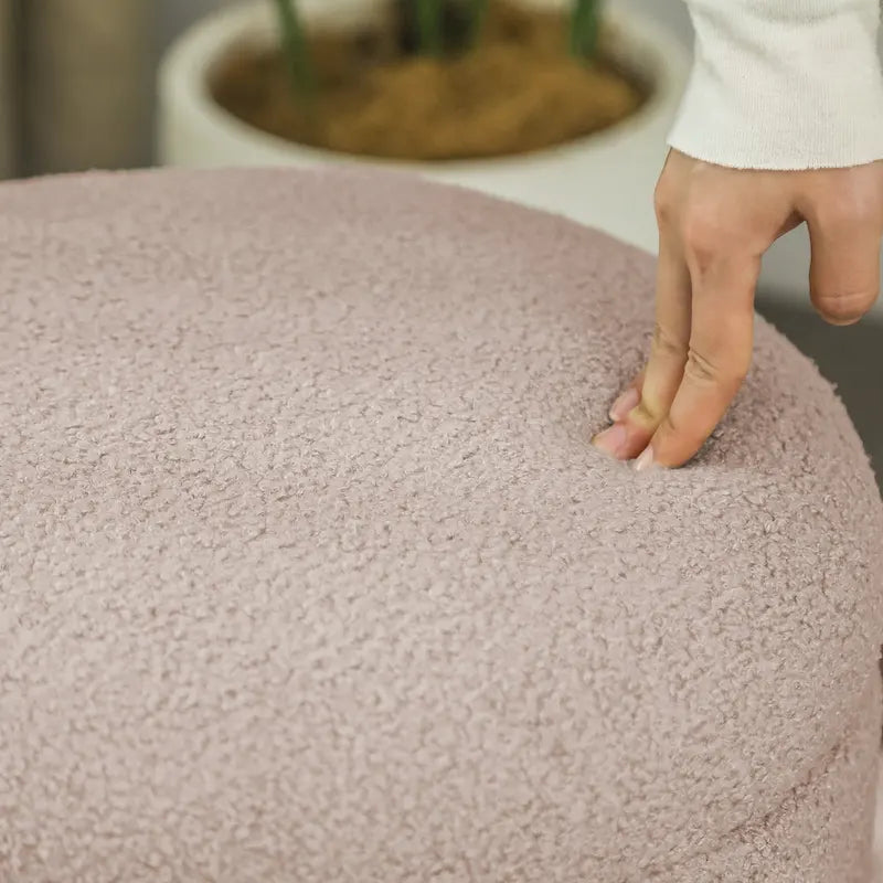 Ottoman Small Teddy Low Foot Stool Vanity Stool