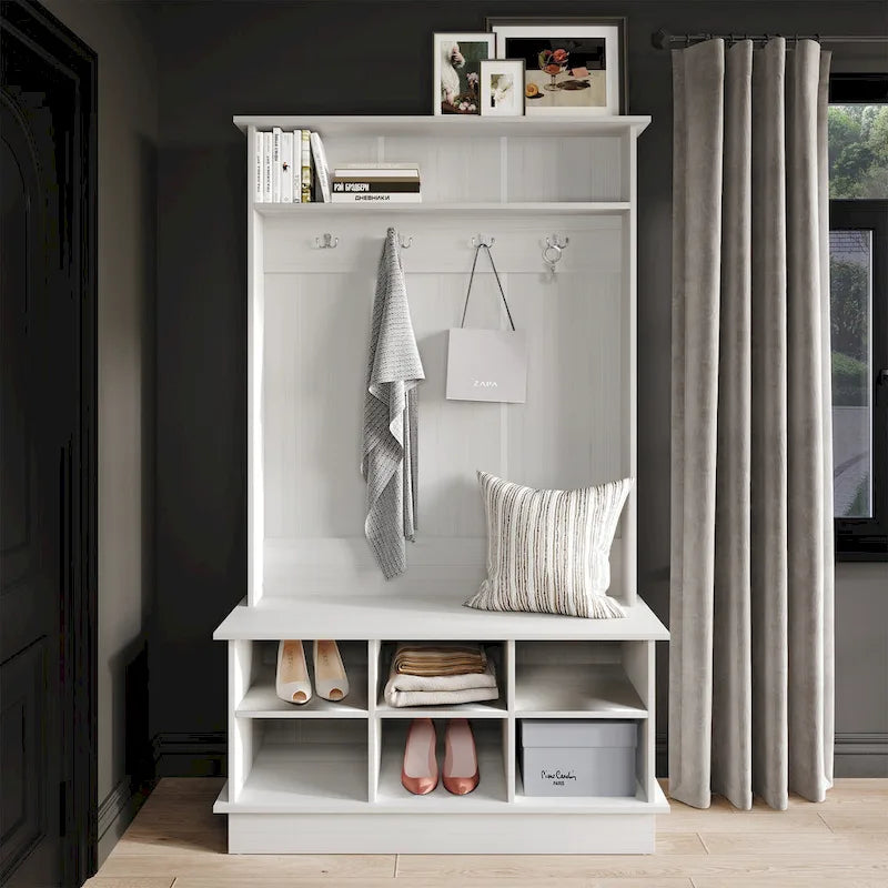 Modern and Contemporary Hall Tree with Storage