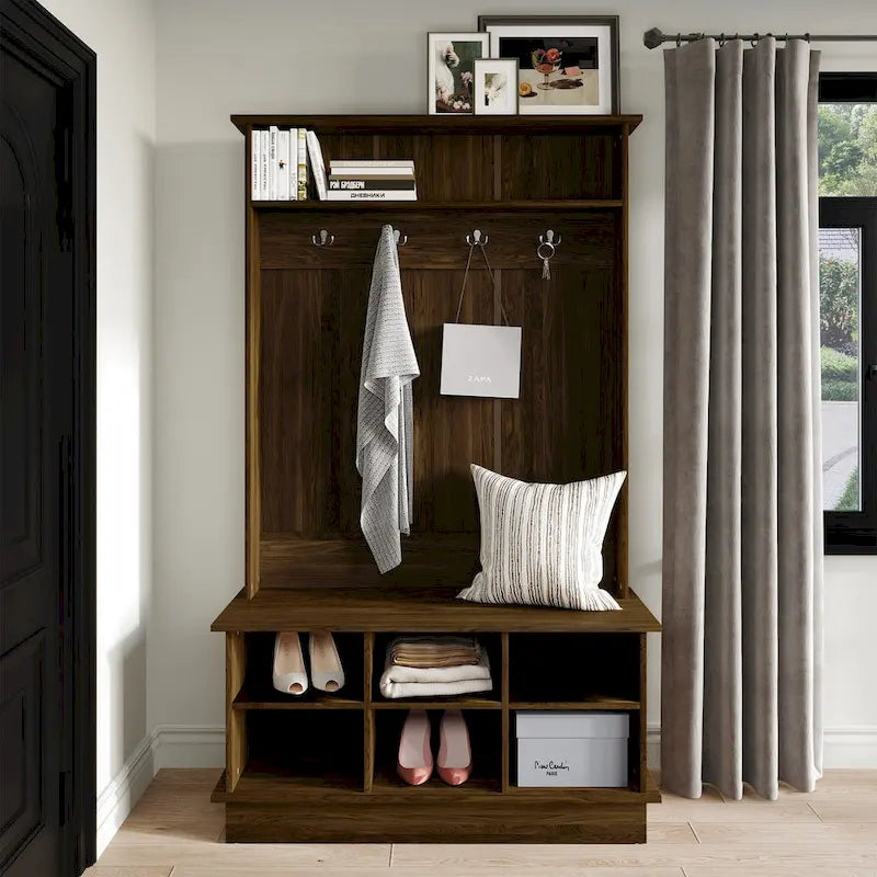 Modern and Contemporary Hall Tree with Storage