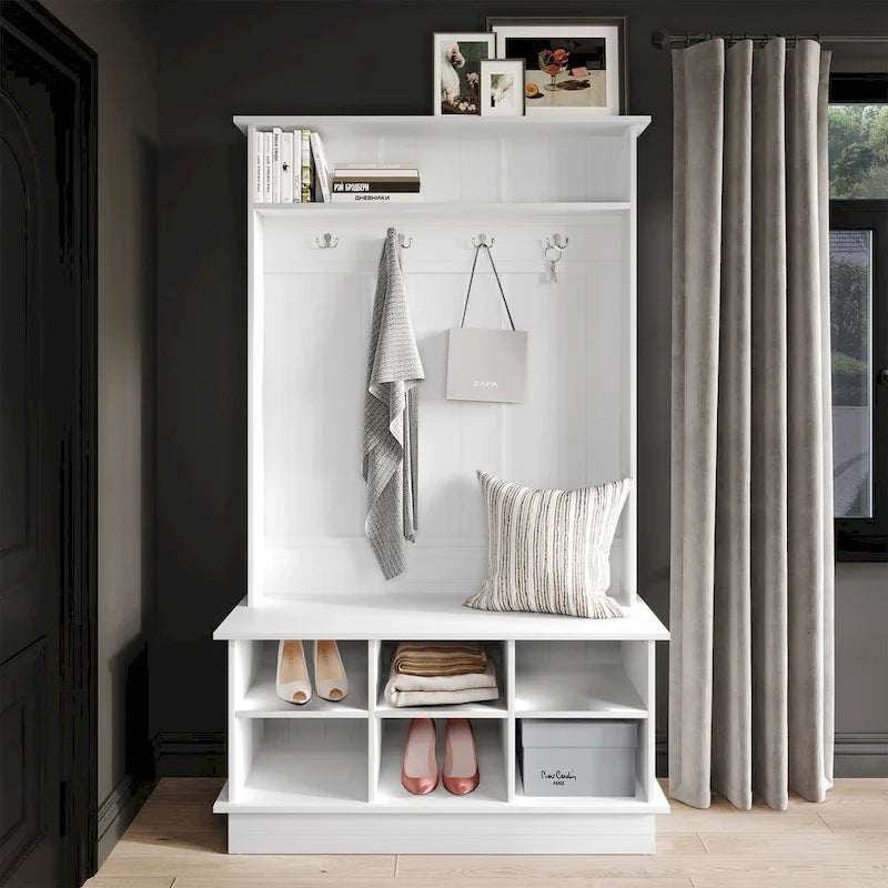 Modern and Contemporary Hall Tree with Storage