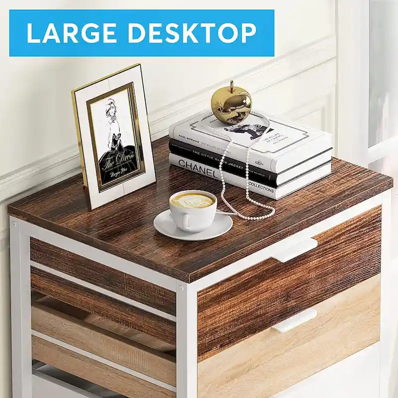 5 Drawer Chest & 7 Drawer Chest Wood Storage Drawer Cabinet Organizer