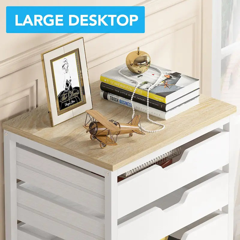 5 Drawer Chest & 7 Drawer Chest Wood Storage Drawer Cabinet Organizer