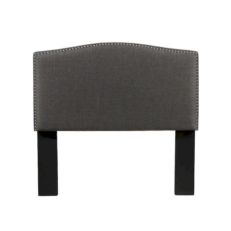 Upholstered Headboard with Nail Head Trim