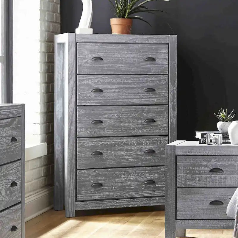5-drawer Solid Wood Chest