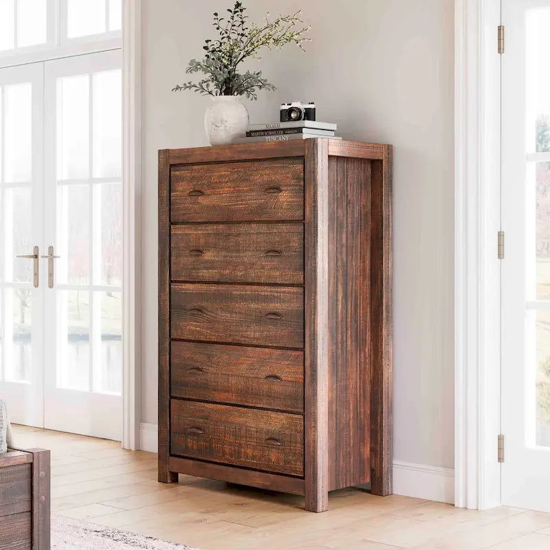 5-drawer Solid Wood Chest