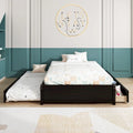 Full Bed Frame With Twin Trundle and 2 Drawers