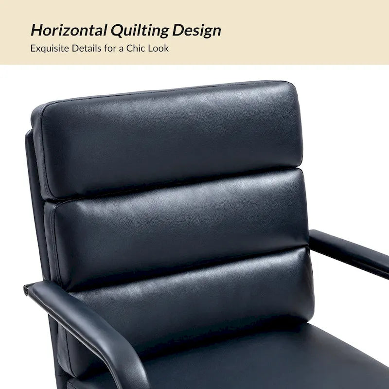 Modern Task Faux Leather Chair with Tilt Lock and Center Tilt