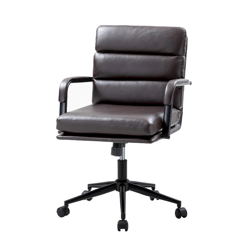 Modern Task Faux Leather Chair with Tilt Lock and Center Tilt
