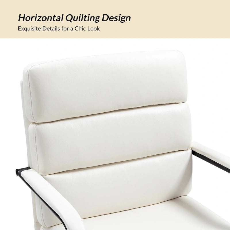 Modern Task Faux Leather Chair with Tilt Lock and Center Tilt