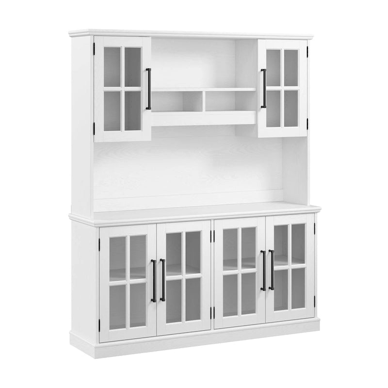 60W Sideboard Buffet Cabinet with Hutch