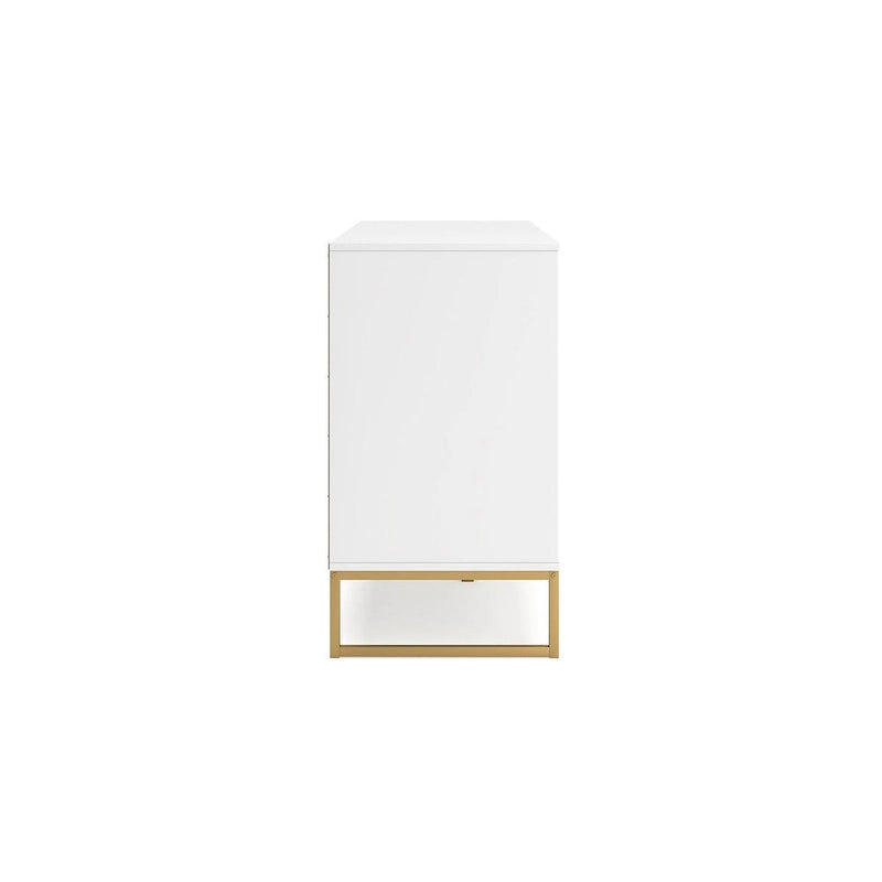 White/Gold Dresser